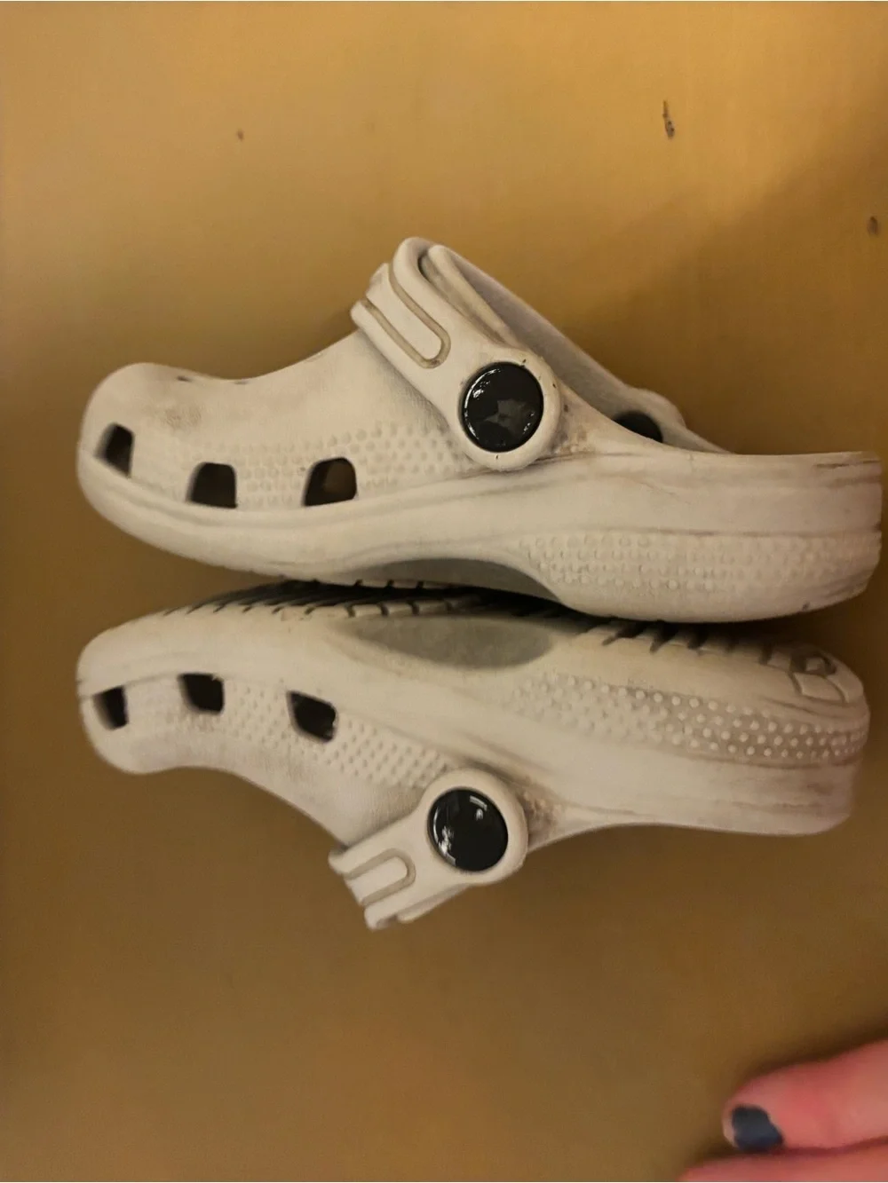 CROCS Kids Classic Clog in Light Gray C8
